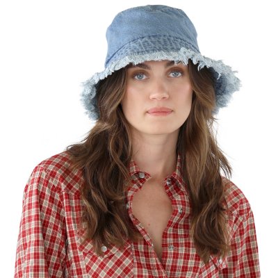 Hüte - Gårda Vintage Denim bucket hat (hellblau)