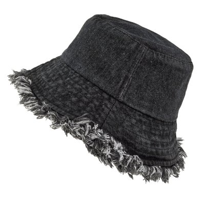 Hüte - Gårda Vintage Denim bucket hat (dunkelgrau)