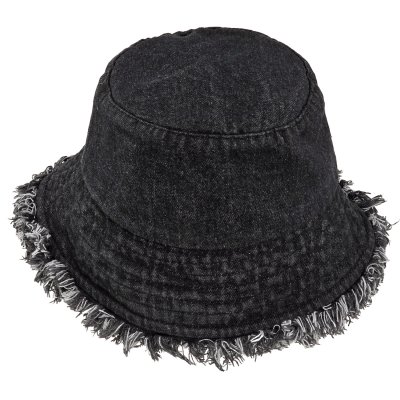 Hüte - Gårda Vintage Denim bucket hat (dunkelgrau)