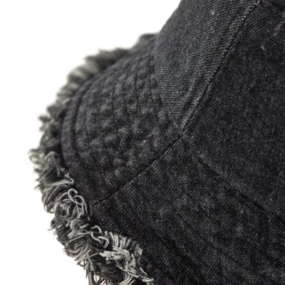 Hüte - Gårda Vintage Denim bucket hat (dunkelgrau)