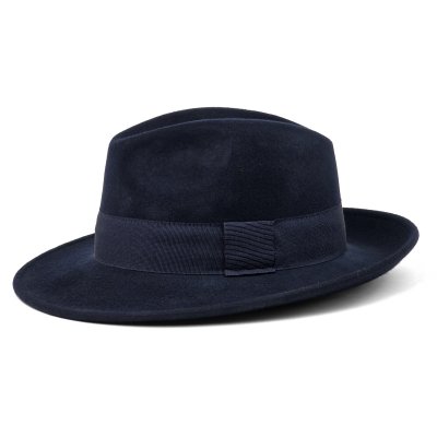 Hüte - Gårda Volterra Fedora Wool Hat (marineblau)