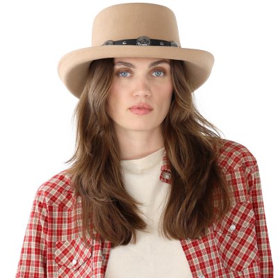 Hüte - Gårda Winchester Gambler (beige)