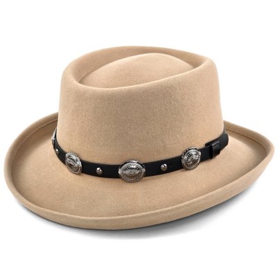 Hüte - Gårda Winchester Gambler (beige)