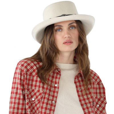 Hüte - Gårda Winchester Gambler (weiß)