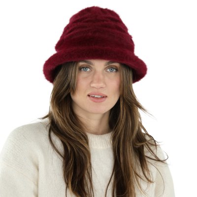 Hüte - Gårda Atri Angora Cloche (bordeaux)