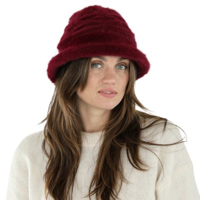 Hüte - Gårda Atri Angora Cloche (bordeaux)