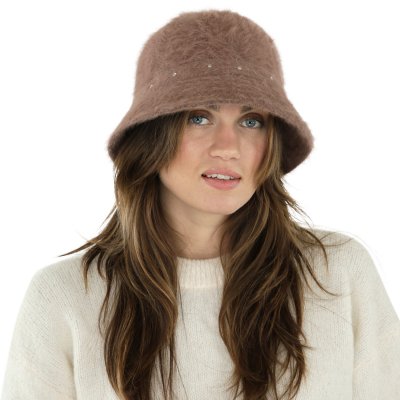 Hüte - Gårda Liskeard Angora Bucket Hat (braun)