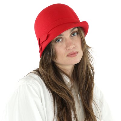Hüte - Gårda Ofena Wool Cloche (rot)