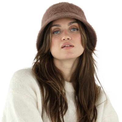 Hüte - Gårda Orvieto Angora Bucket Hat (braun)