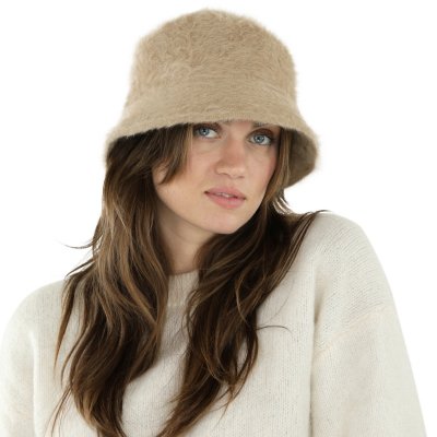 Hüte - Gårda Orvieto Angora Bucket Hat (kamel)