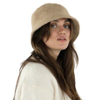 Hüte - Gårda Orvieto Angora Bucket Hat (kamel)