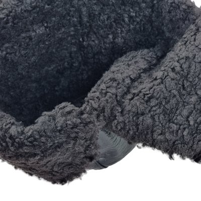 Fliegermützen - Gårda Linsell Leather Trapper (schwarz)