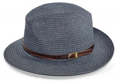 Hüte - Gårda Agrigento Fedora (blau)