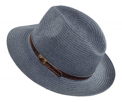 Hüte - Gårda Agrigento Fedora (blau)