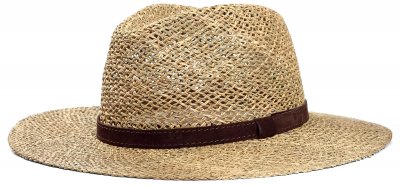 Hüte - Gårda Arese Seagrass Fedora (natur)
