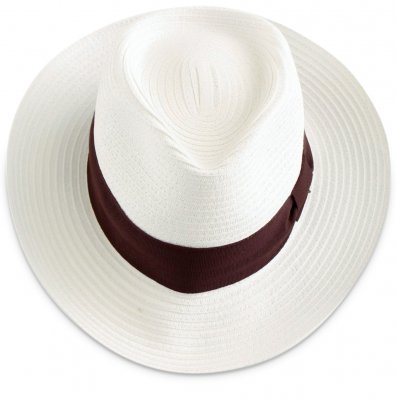 Hüte - Gårda Bellagio Fedora (weiß)