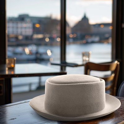 Hüte - Gårda Cairns Pork Pie (hellgrau)