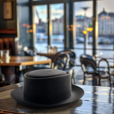 Hüte - Gårda Cairns Pork Pie (schwarz)