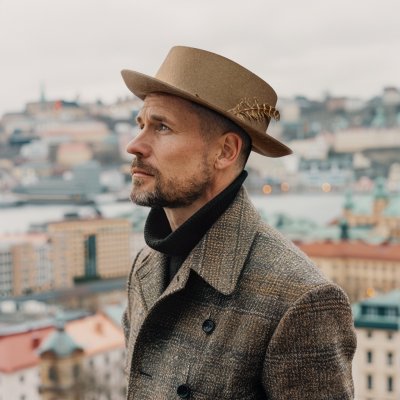 Hüte - Gårda Corby Pork Pie (hellbraun)