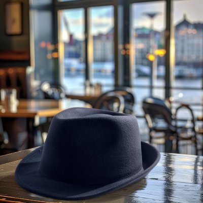 Hüte - Gårda Mackay Trilby (dunkelblau)