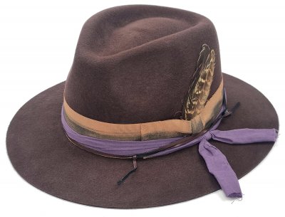 Hüte - Gårda Milton Fedora (braun)
