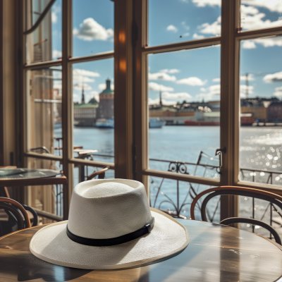 Hüte - Gårda Planter Panama (weiß )