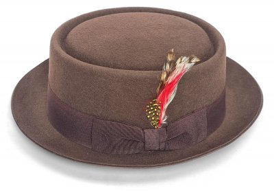 Hüte - Gårda Russel Pork Pie (braun)