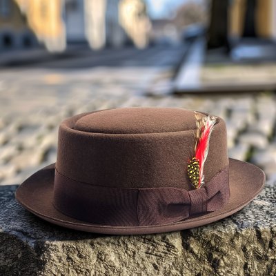 Hüte - Gårda Russel Pork Pie (braun)