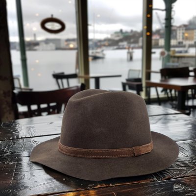 Hüte - Gårda Tropea Fedora Wool Hat (braun)