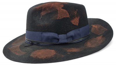 Hüte - Gårda Wick Fedora (schwarz)
