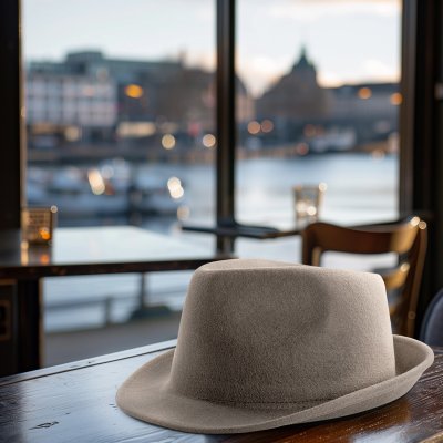 Hüte - Gårda Mackay Trilby (hellgrau)