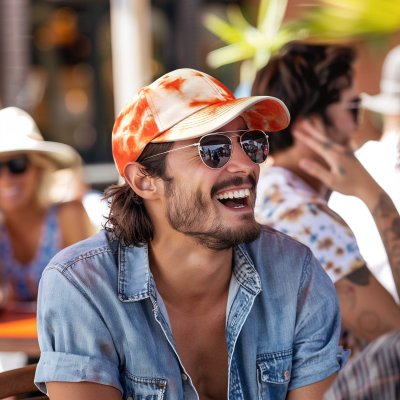 Kappe - Gårda Marble Baseball (orange)