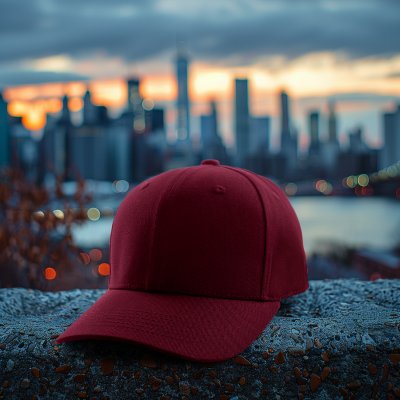 Kappe - Gårda Smith Basic Baseball (burgund)