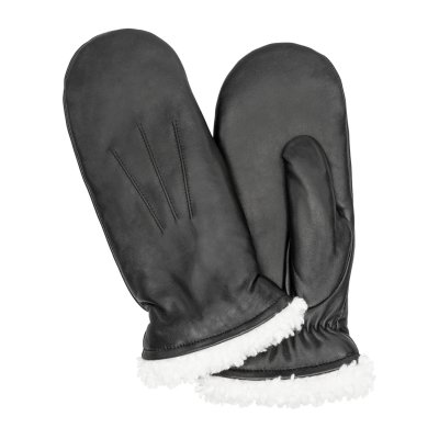 Handschuhe - HK Women's Hairsheep Leather Mittens (Schwarz/weiß)