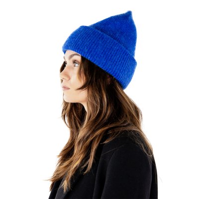 Mützen - Gårda Angora Beanie (blau)