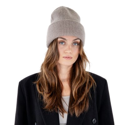 Mützen - Gårda Angora Beanie (greige)