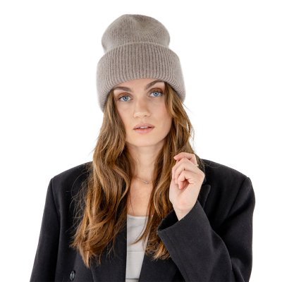 Mützen - Gårda Angora Beanie (greige)