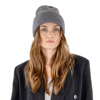 Mützen - Gårda Angora Beanie (grau)