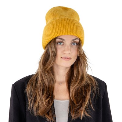 Mützen - Gårda Angora Beanie (gelb)