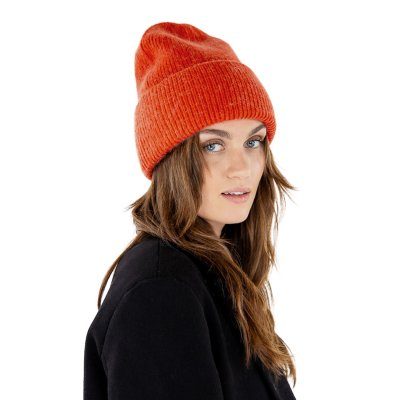 Mützen - Gårda Angora Beanie (orange)