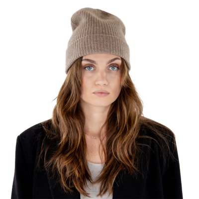 Mützen - Gårda Cashmere Beanie (taupe)