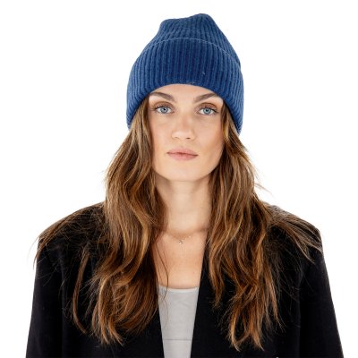 Mützen - Gårda Selfoss Wool Beanie (blau)