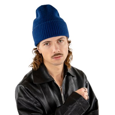Mützen - Gårda Selfoss Wool Beanie (blau)