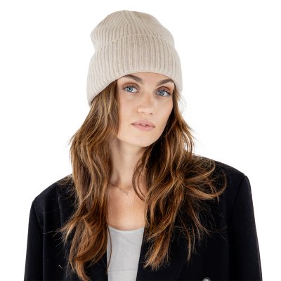 Mützen - Gårda Selfoss Wool Beanie (creme)