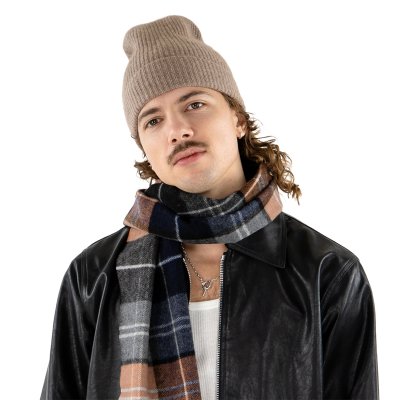 Mützen - Gårda Cashmere Beanie (taupe)