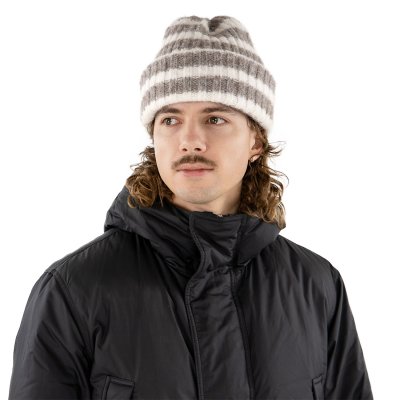 Mützen - Gårda Isfjord Slouch Beanie (khaki/weiß)