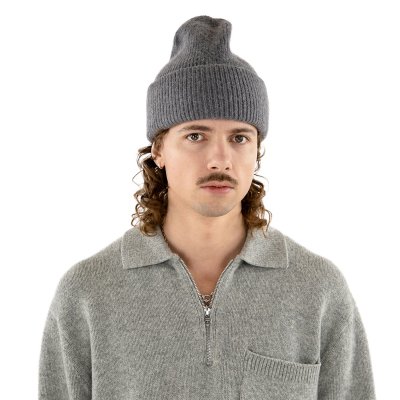 Mützen - Gårda Angora Beanie (grau)