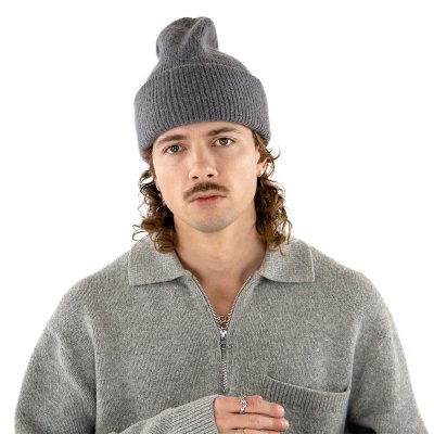 Mützen - Gårda Angora Beanie (grau)