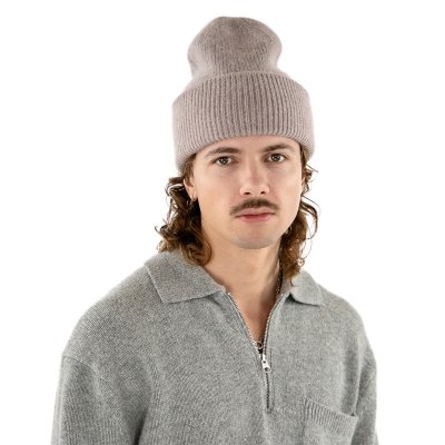 Mützen - Gårda Angora Beanie (greige)