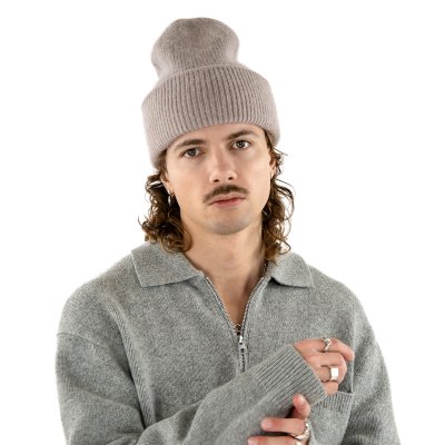 Mützen - Gårda Angora Beanie (greige)